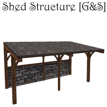 Second Life Marketplace - *TEXTURE* Shed Structure [G&S] for sale